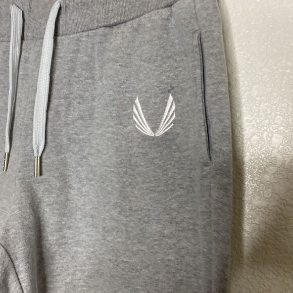 AESTHETIC REVOLUTION Light Gray Joggers with Zippered Bottom Size L - Picture 3 of 8
